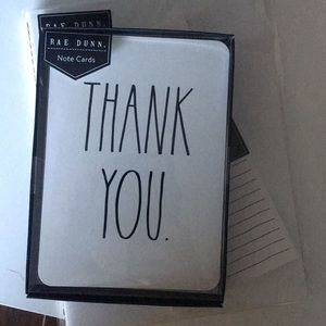Rae Dunn Thank You Note cards